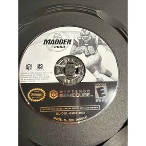 Madden NFL 2003 Nintendo GameCube Game Disc Untested
